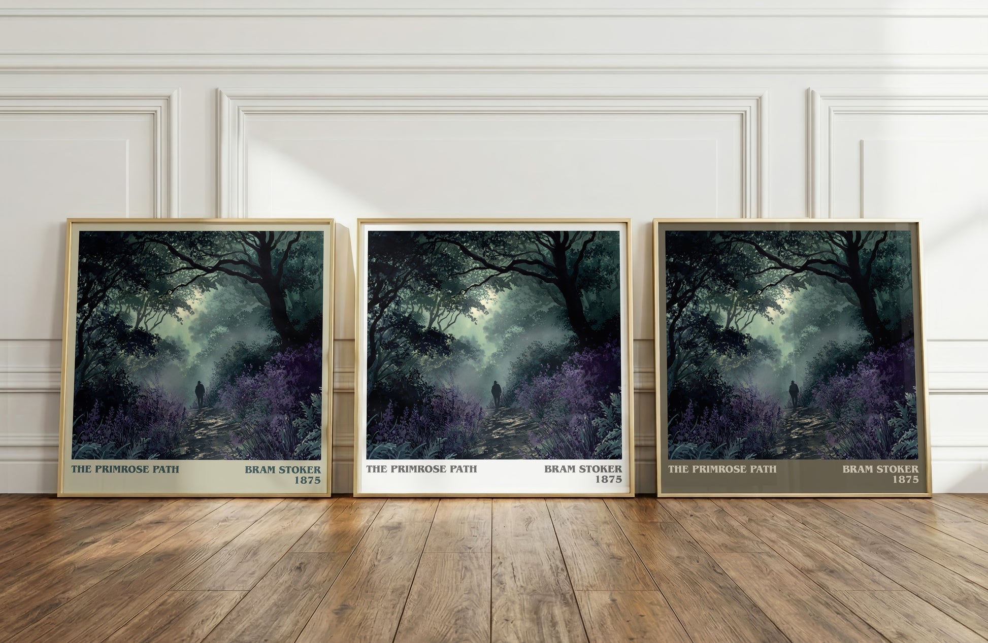 The Primrose Path literary art print colour and style options – Bram Stoker book art