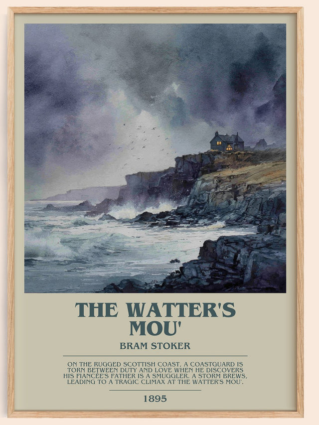 The Watter's Mou' Bookish Wall Art by Bram Stoker