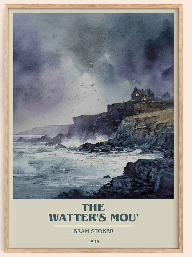 The Watter's Mou' Book Cover Poster by Bram Stoker