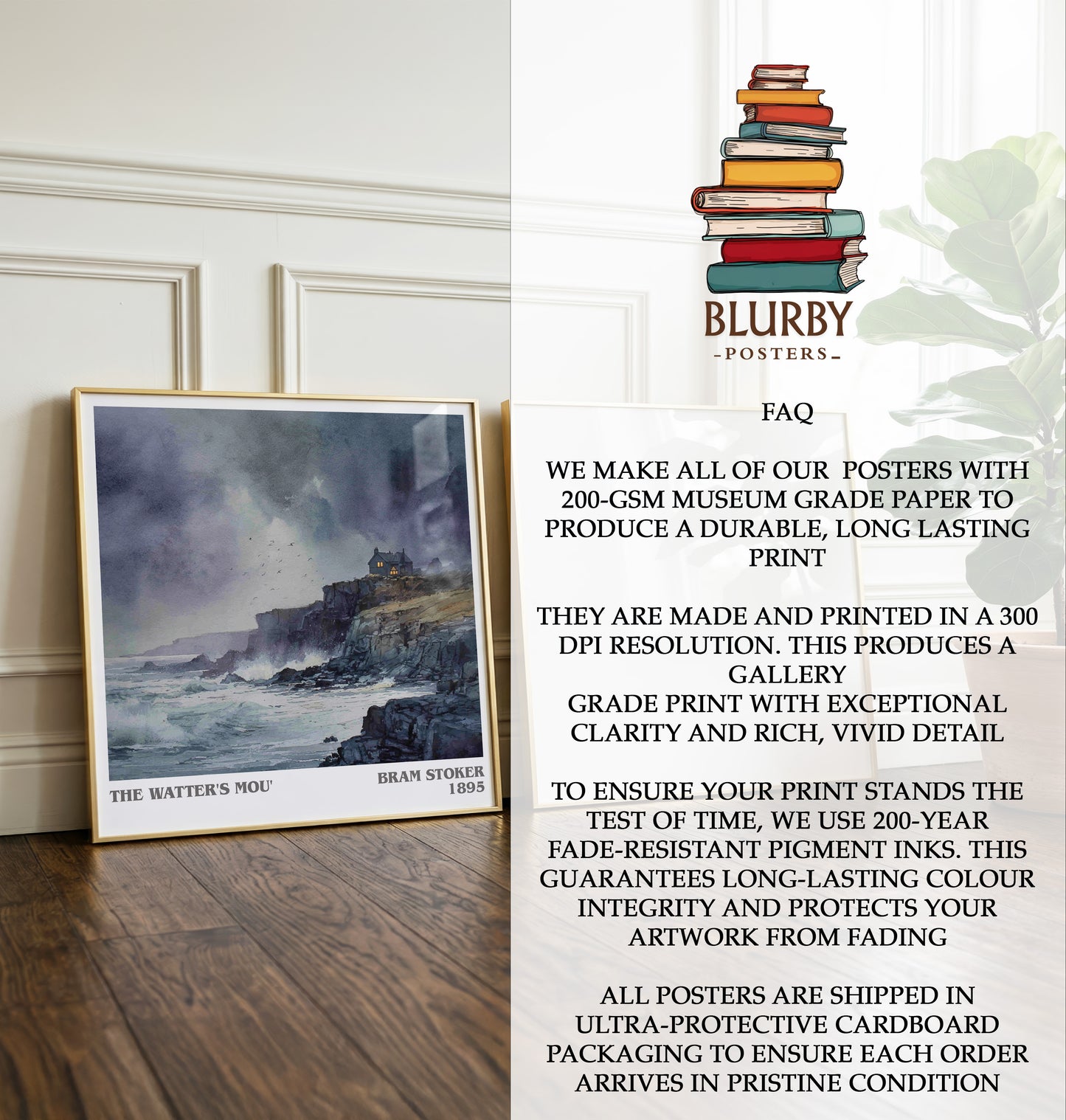 The Watter's Mou' Literary Art Print by Bram Stoker