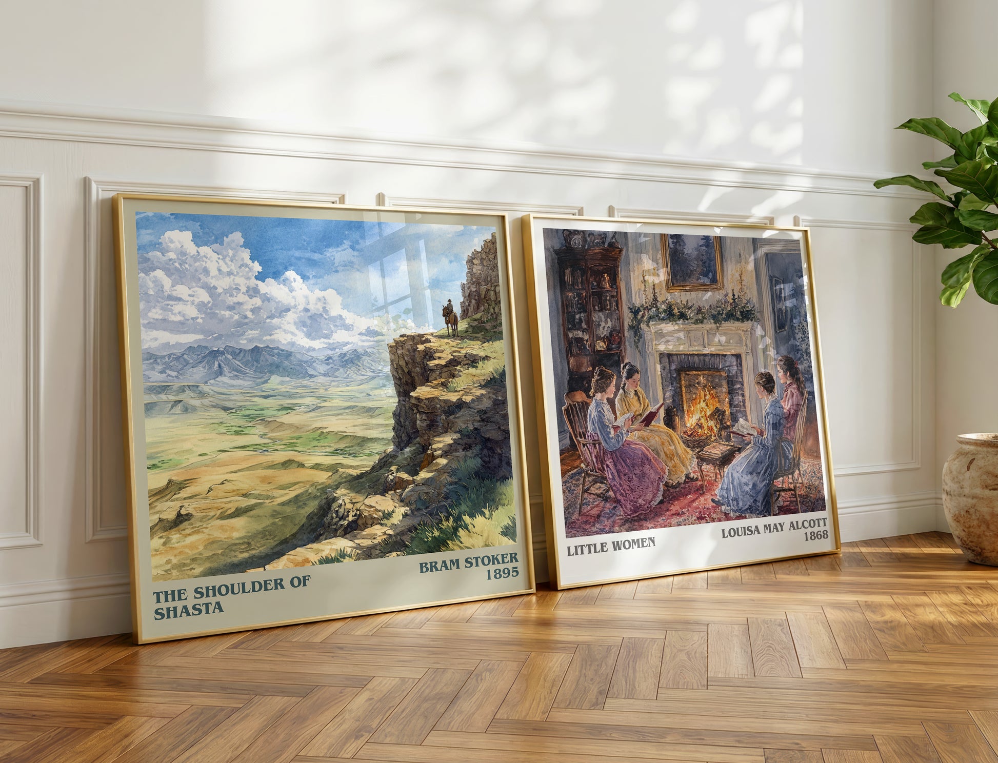 The Shoulder of Shasta book poster packaging – museum-quality print rolled in protective tube