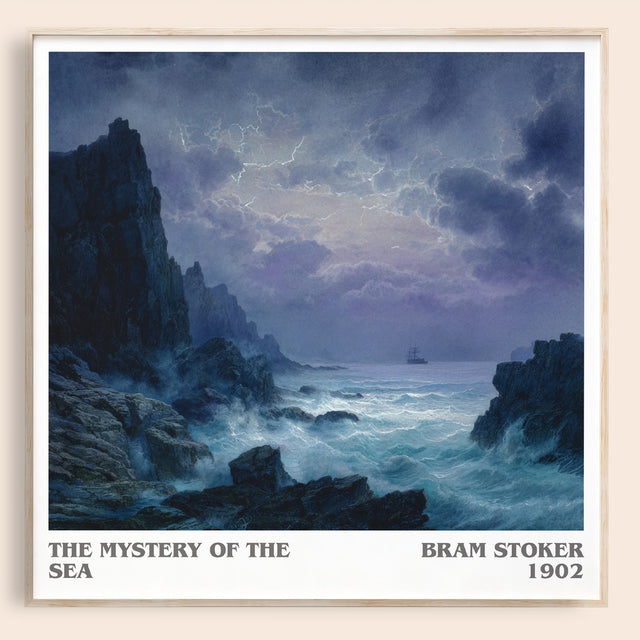 The Mystery Of The Sea Literary Art Print by Bram Stoker
