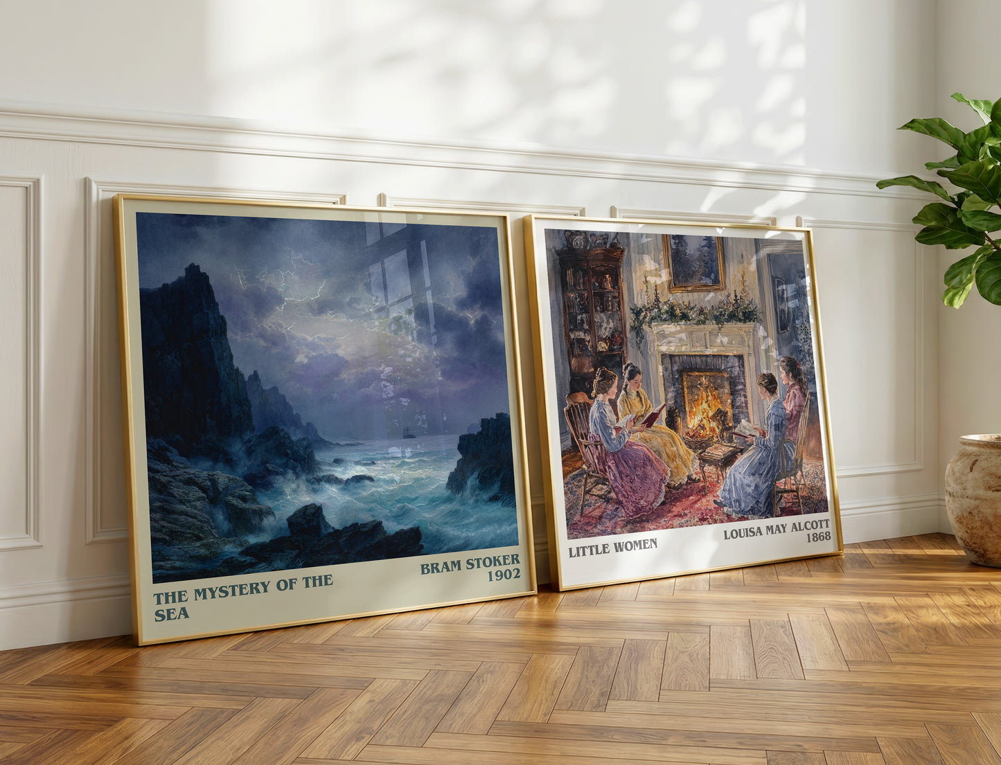 The Mystery Of The Sea book poster packaging – museum-quality print rolled in protective tube