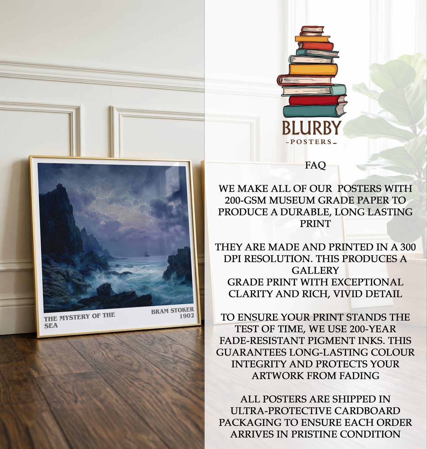 The Mystery Of The Sea Literary Art Print by Bram Stoker