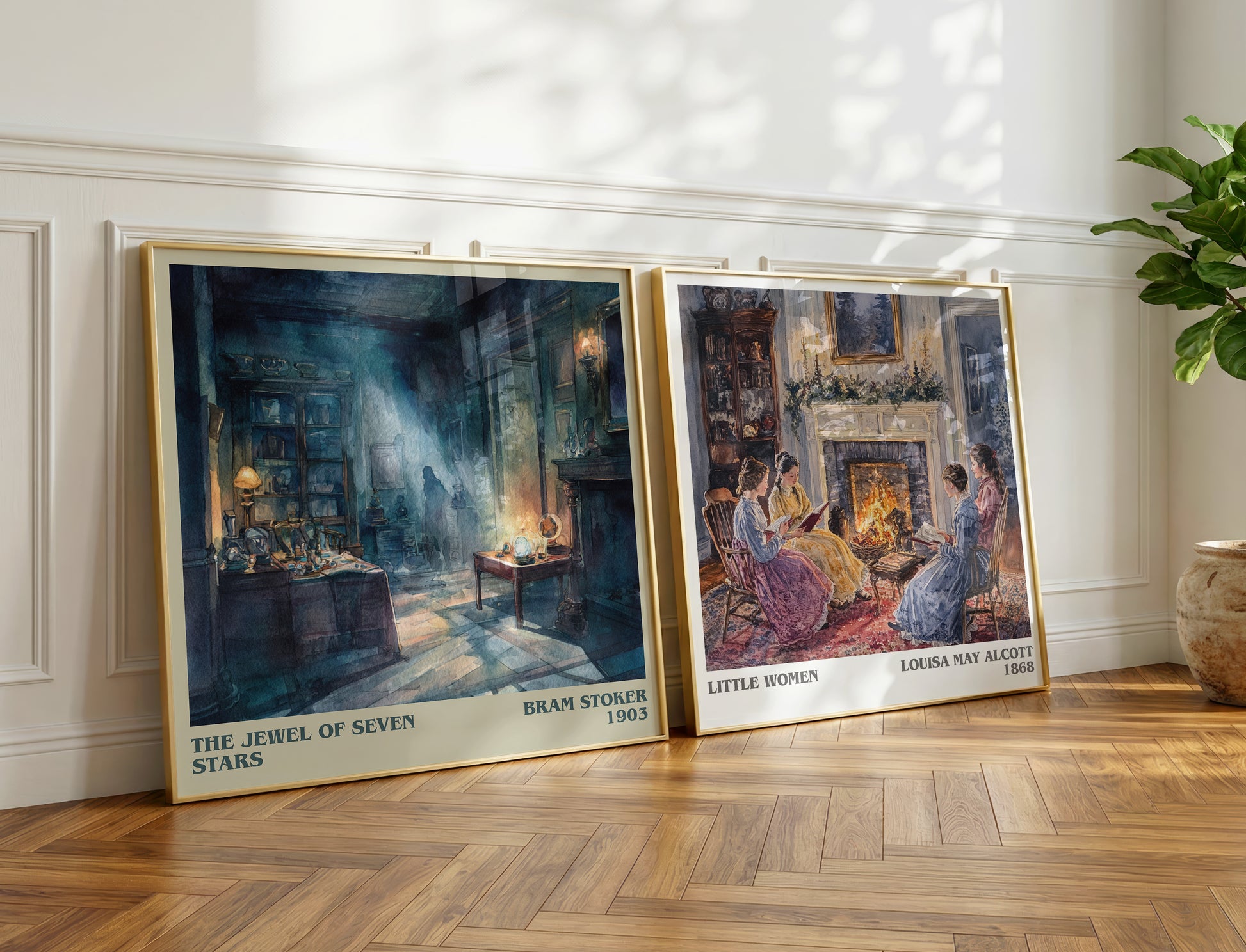 The Jewel Of Seven Stars book poster packaging – museum-quality print rolled in protective tube