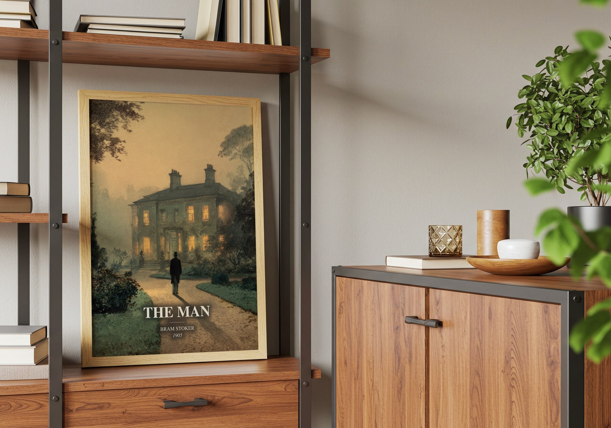 The Man book watercolour illustration paper finish options – matte satin gloss