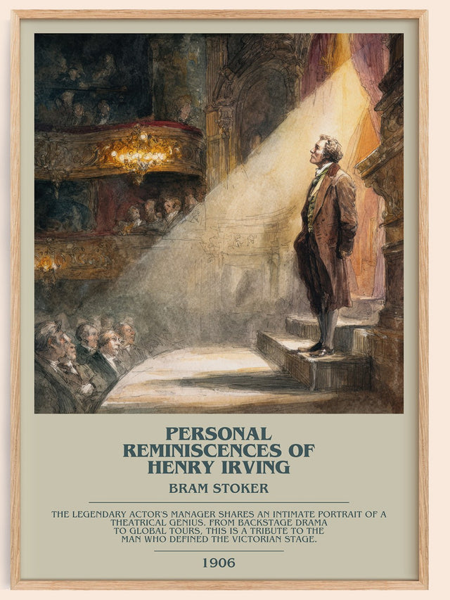 Personal Reminiscences of Henry Irving Bookish Wall Art by Bram Stoker
