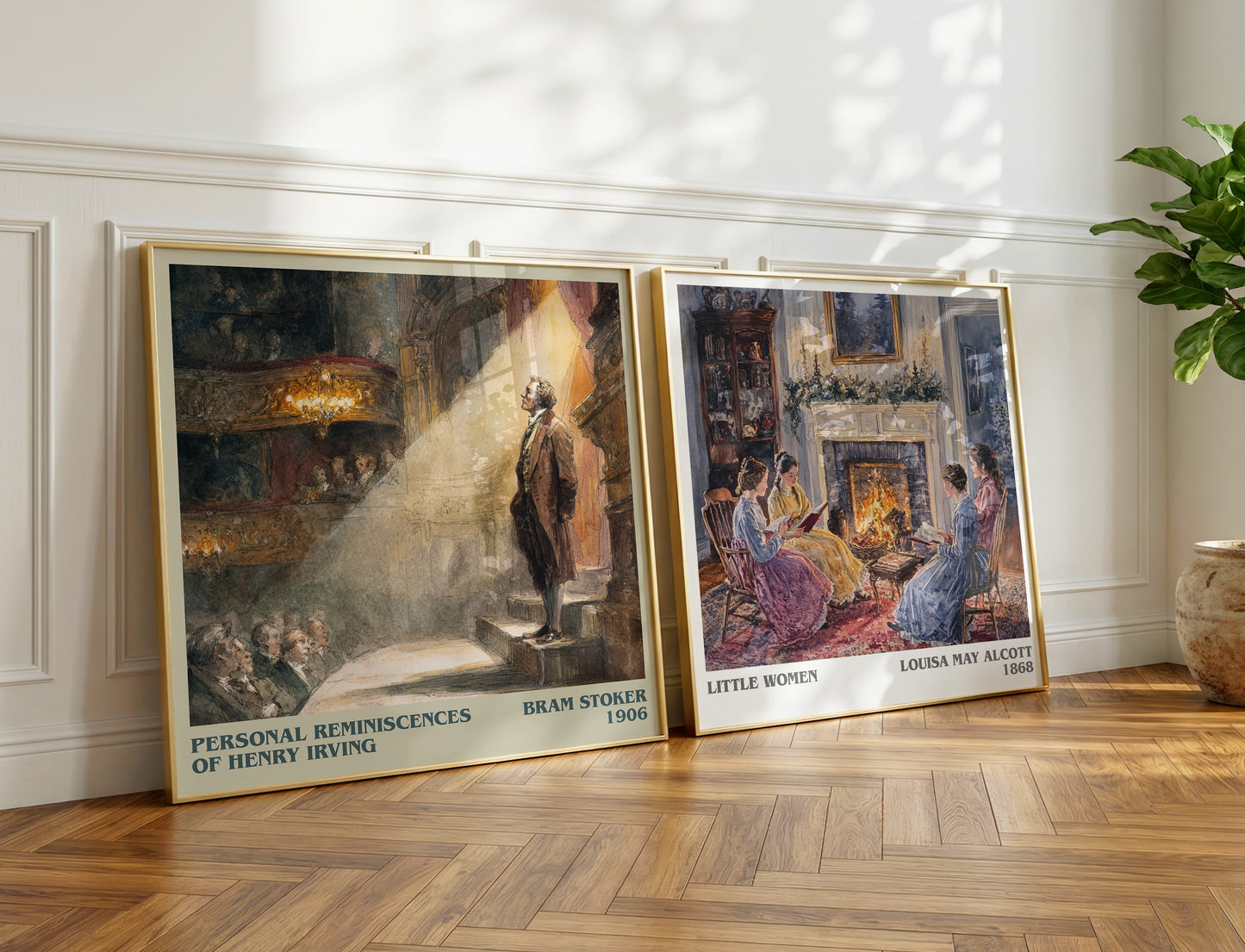 Personal Reminiscences of Henry Irving book poster packaging – museum-quality print rolled in protective tube