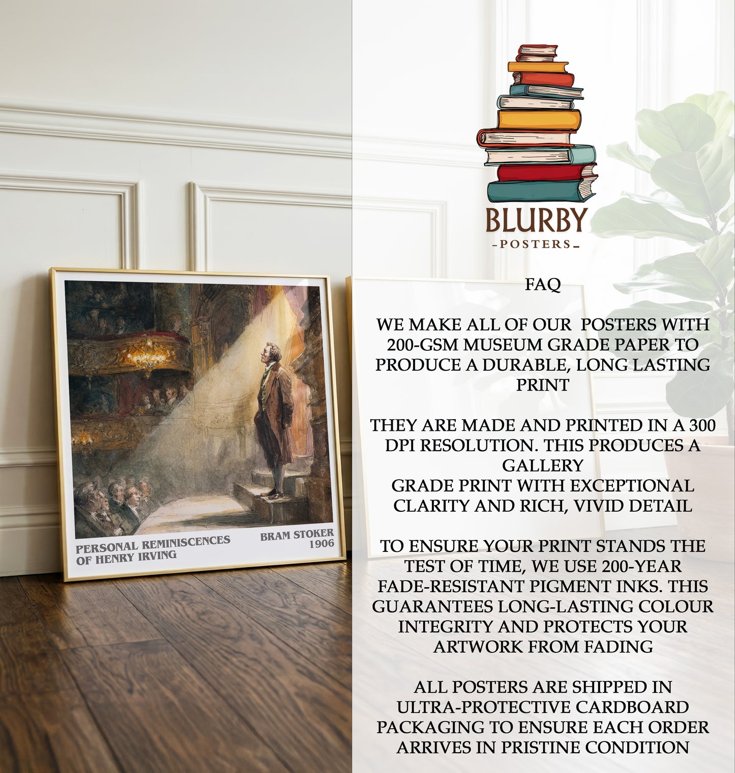 Personal Reminiscences of Henry Irving Literary Art Print by B. Stoker