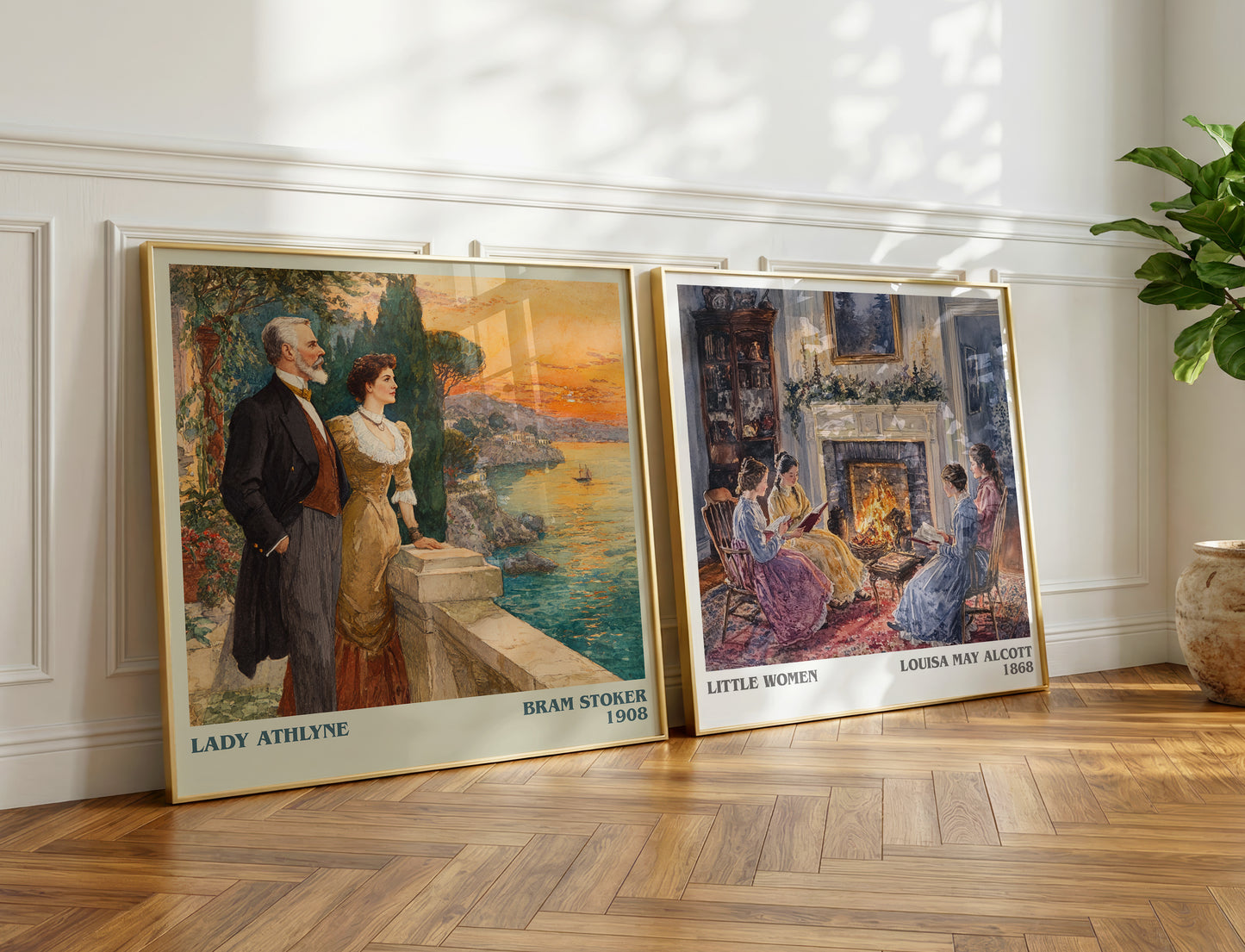 Lady Athlyne book poster packaging – museum-quality print rolled in protective tube
