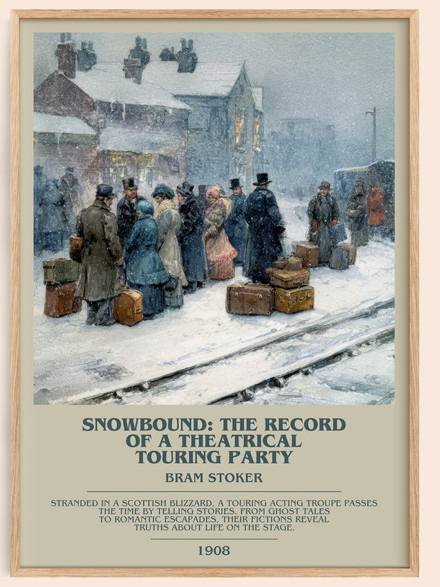 Snowbound: The Record of a Theatrical Touring Party Bookish Wall Art