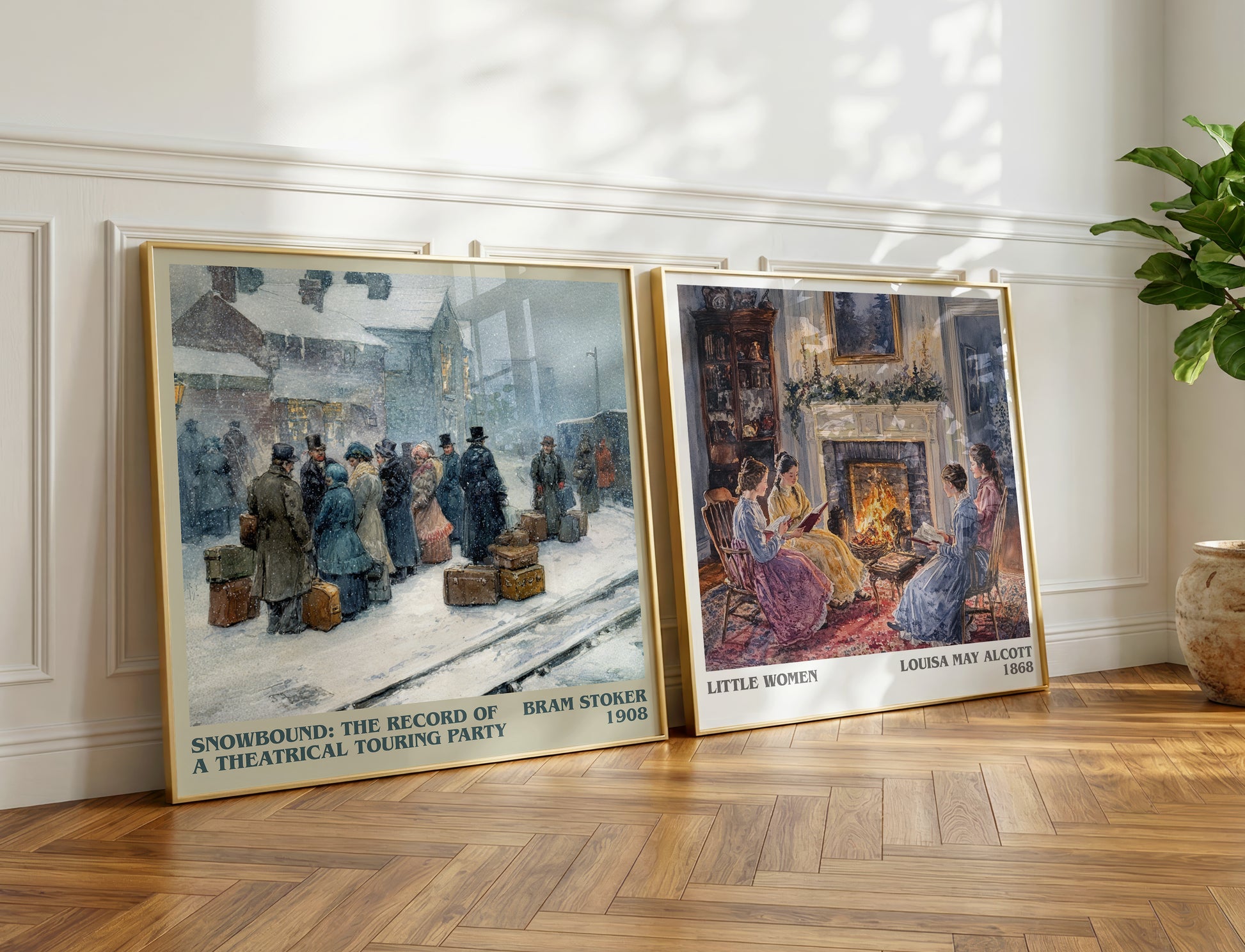 Snowbound: The Record of a Theatrical Touring Party book poster packaging – museum-quality print rolled in protective tube