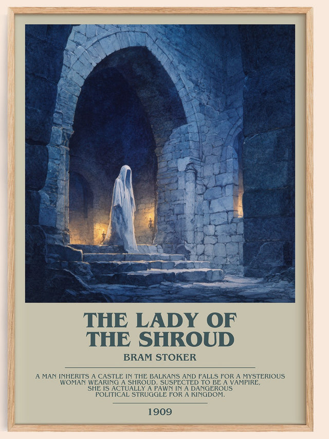 The Lady of the Shroud Bookish Wall Art by Bram Stoker