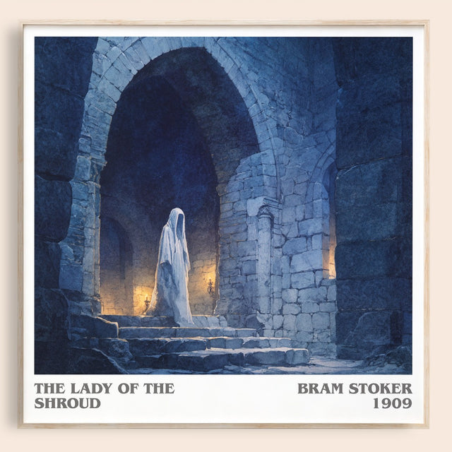 The Lady of the Shroud Literary Art Print by Bram Stoker