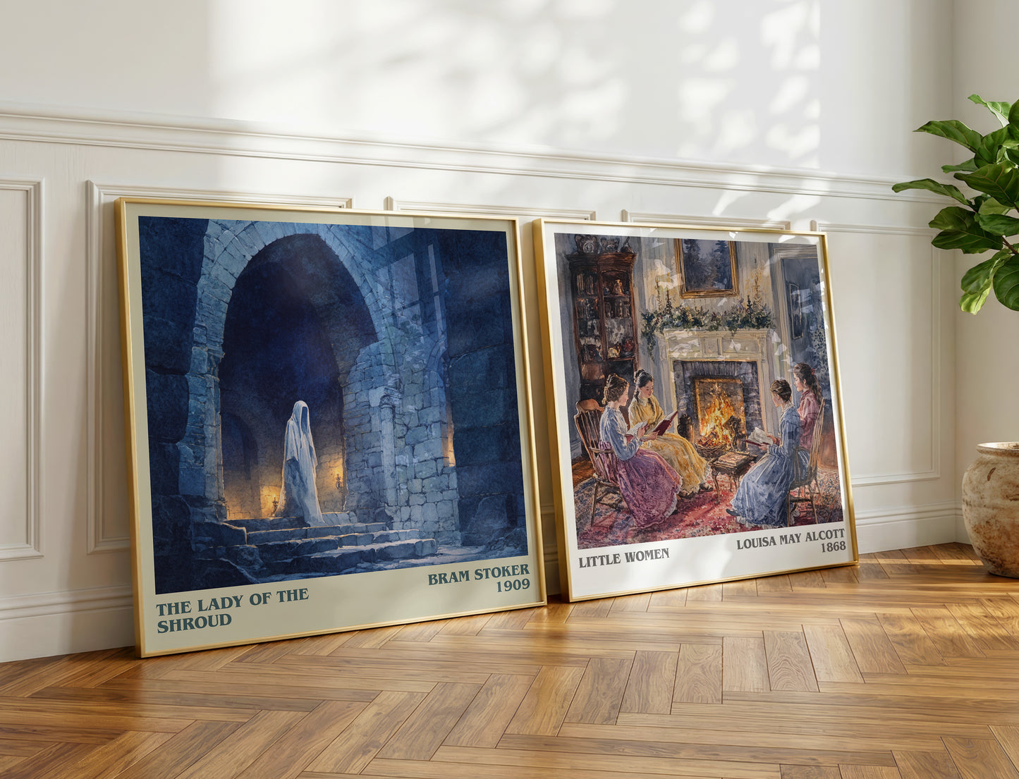 The Lady of the Shroud book poster packaging – museum-quality print rolled in protective tube