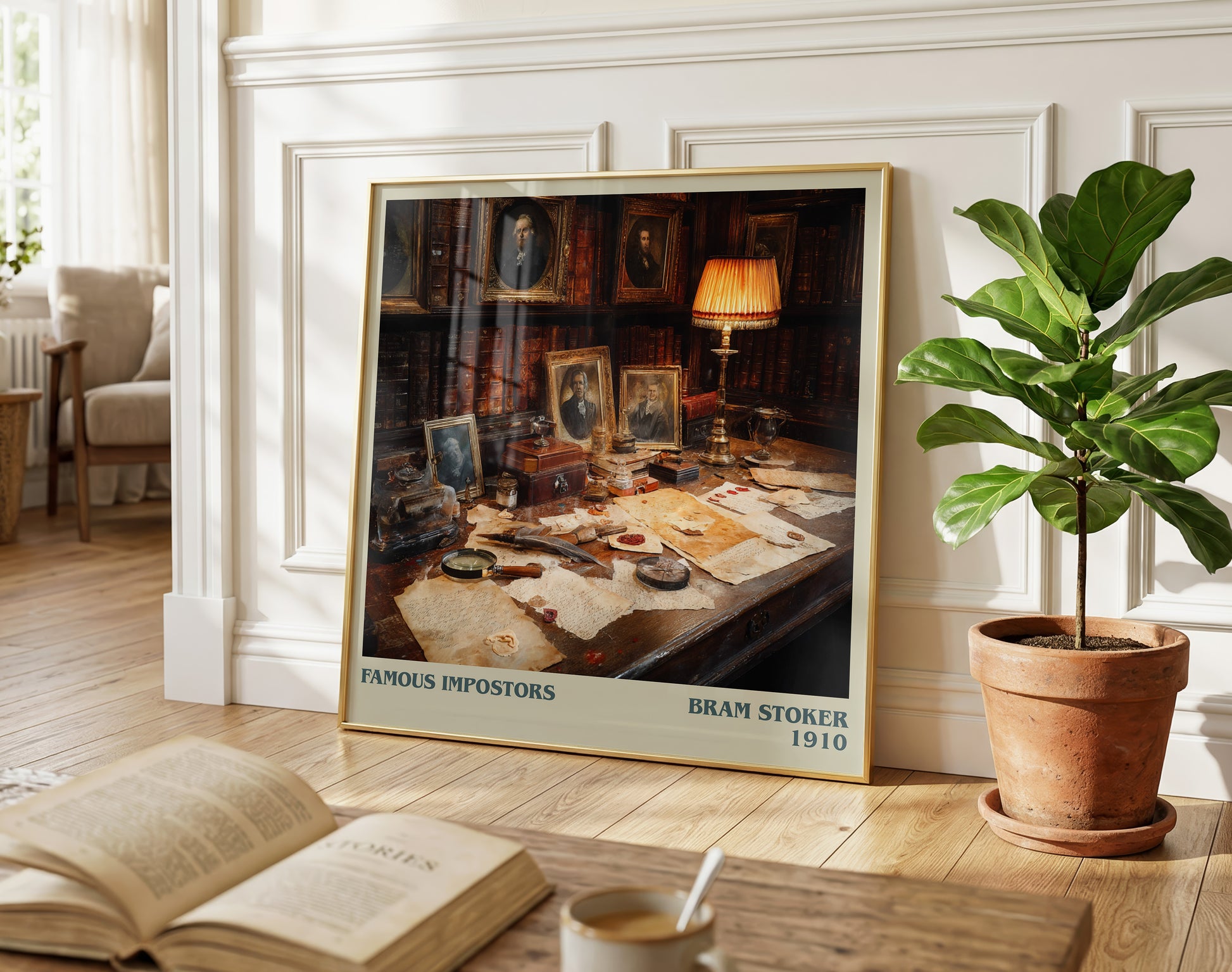 Famous Impostors literary poster paired in gallery wall – literary art prints