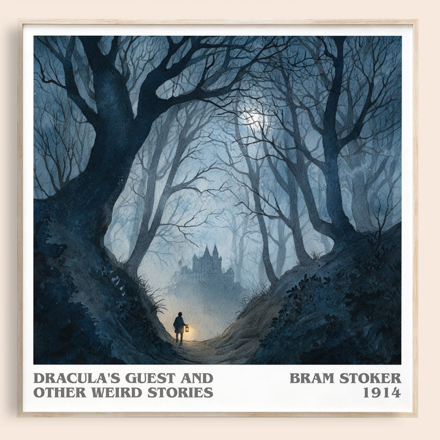 Dracula's Guest And Other Weird Stories Literary Art Print – B. Stoker