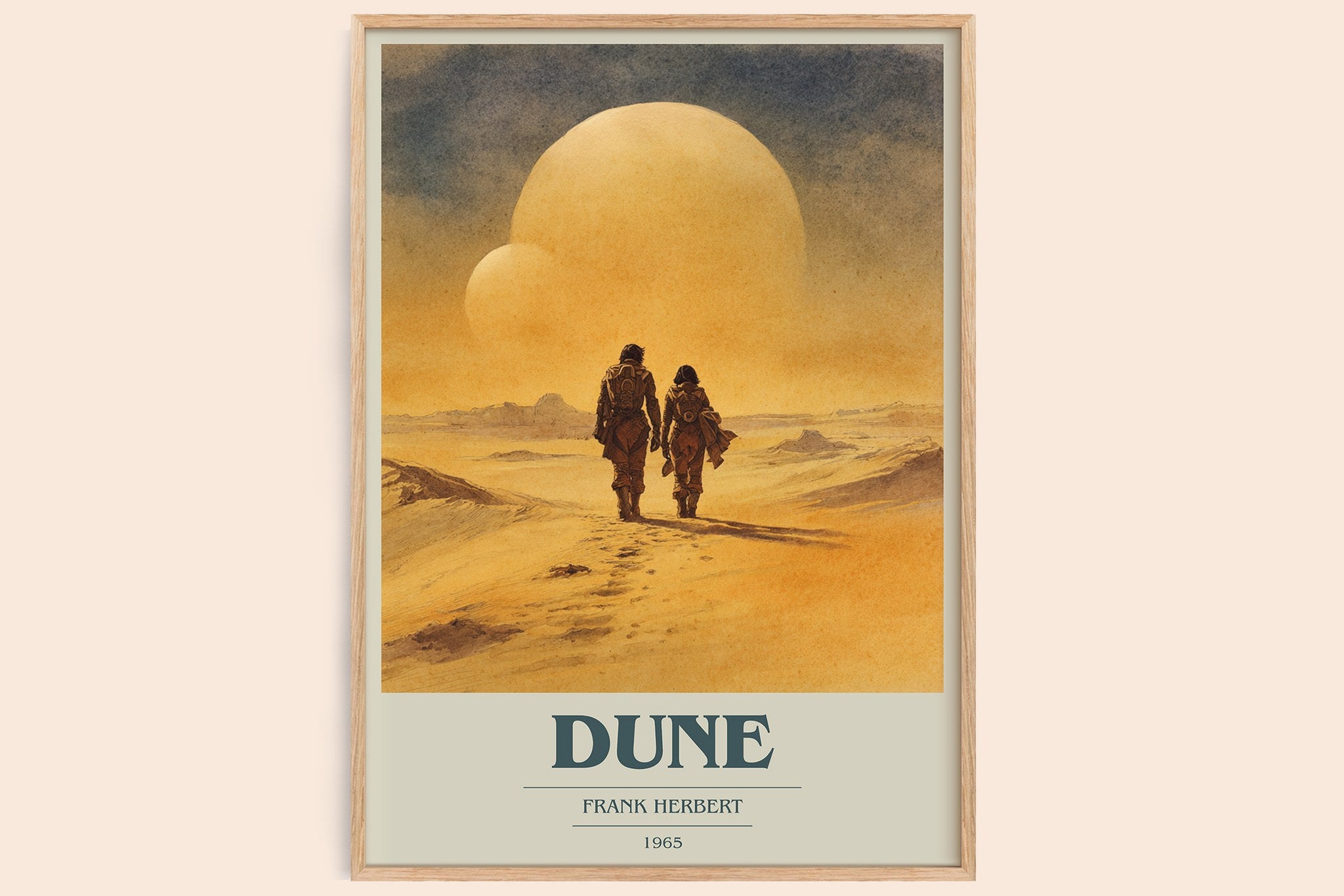 Dune Book Cover Poster by Frank Herbert