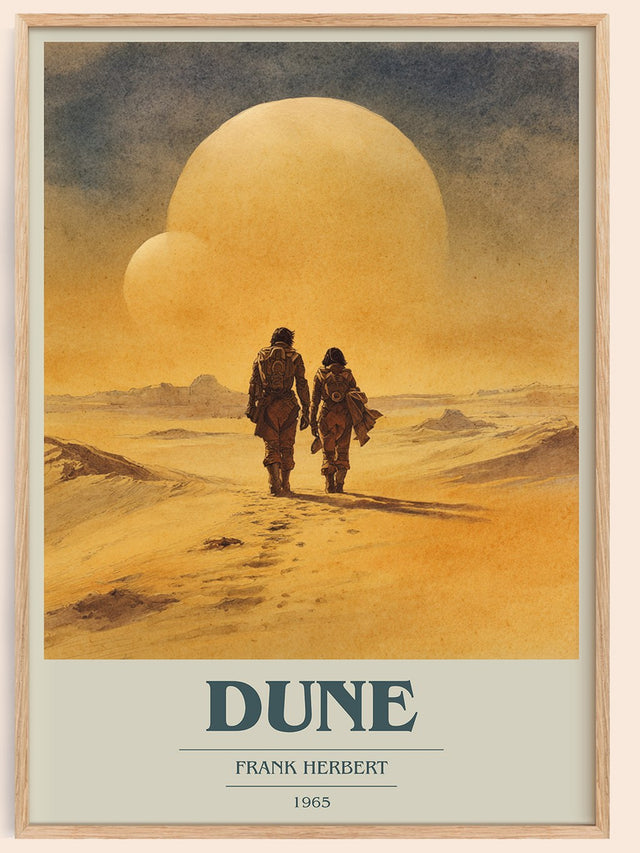 Dune Book Cover Poster by Frank Herbert