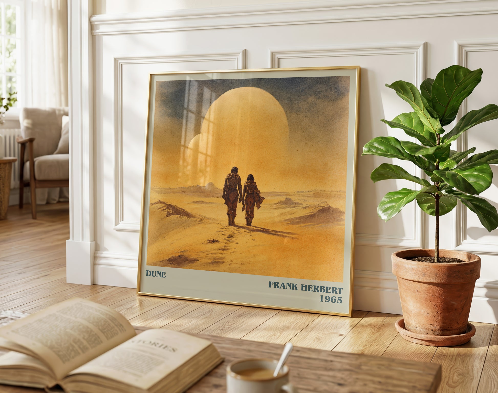 Dune literary poster paired in gallery wall – literary art prints