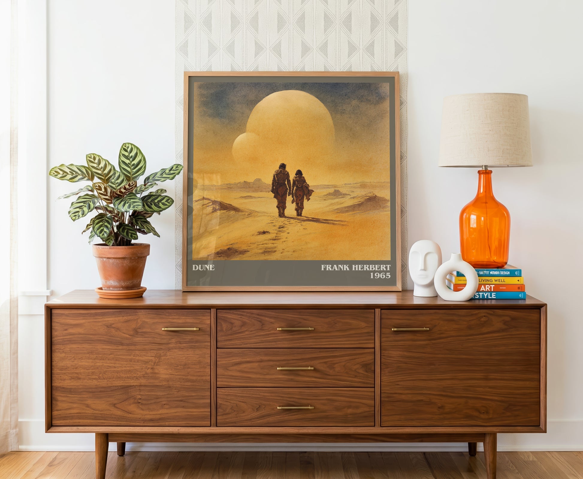 Dune literary literary print detail – Frank Herbert book art