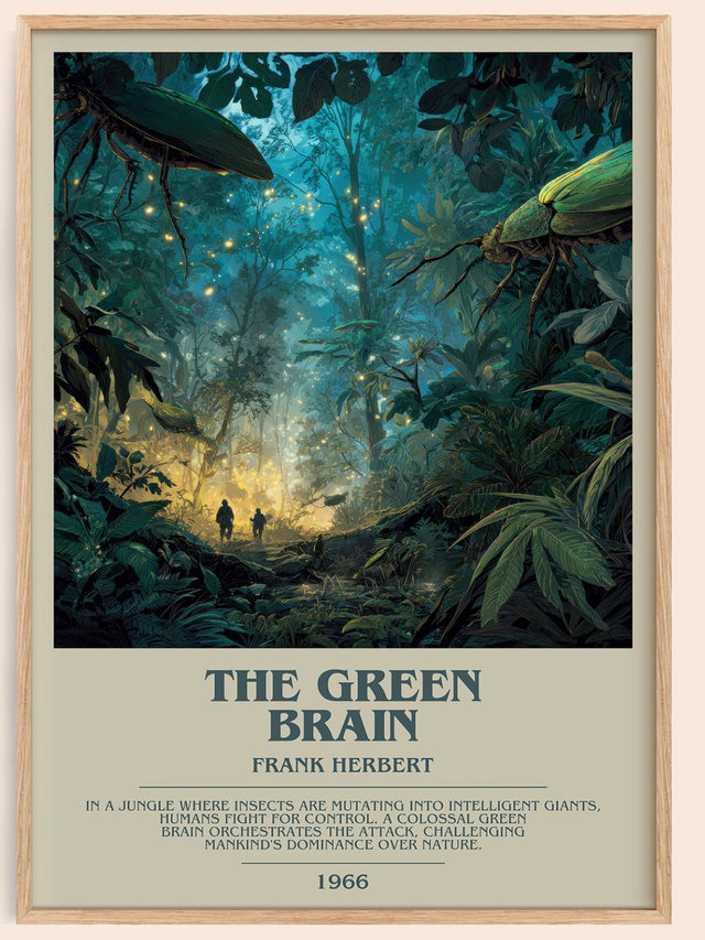 The Green Brain Bookish Wall Art by Frank Herbert
