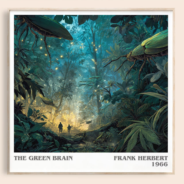 The Green Brain Literary Art Print by Frank Herbert
