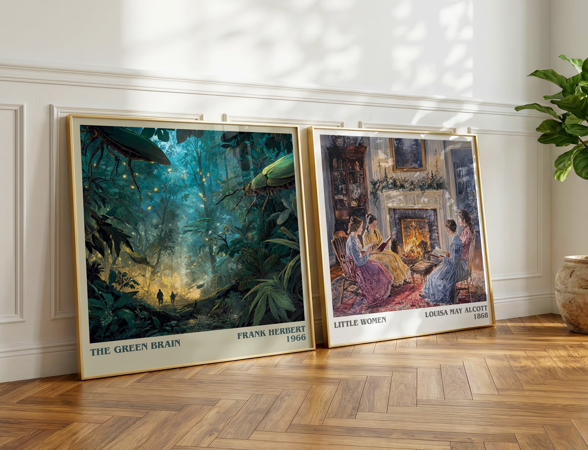 The Green Brain book poster packaging – museum-quality print rolled in protective tube