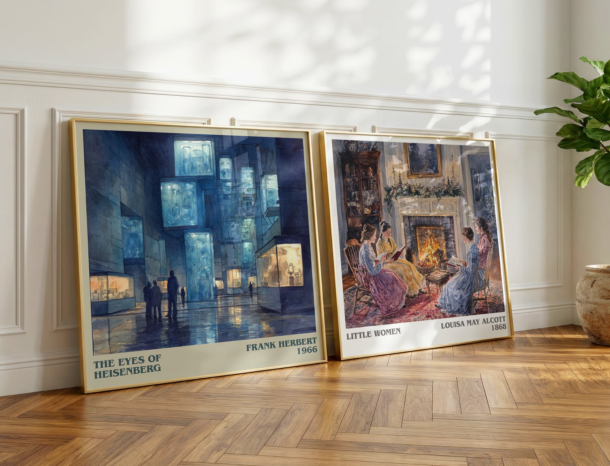 The Eyes of Heisenberg book poster packaging – museum-quality print rolled in protective tube