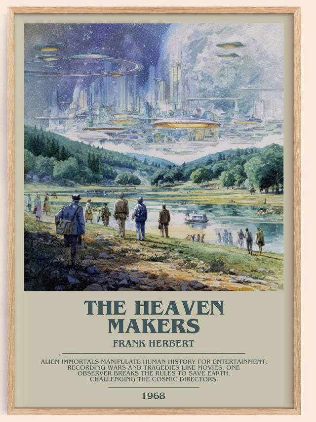 The Heaven Makers Bookish Wall Art by Frank Herbert
