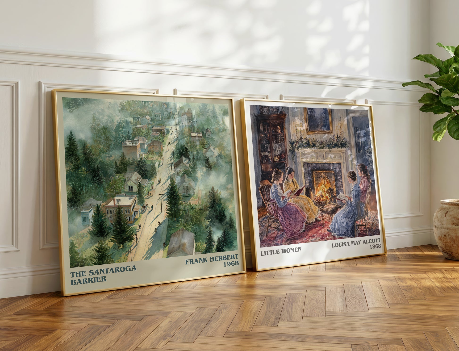 The Santaroga Barrier book poster packaging – museum-quality print rolled in protective tube