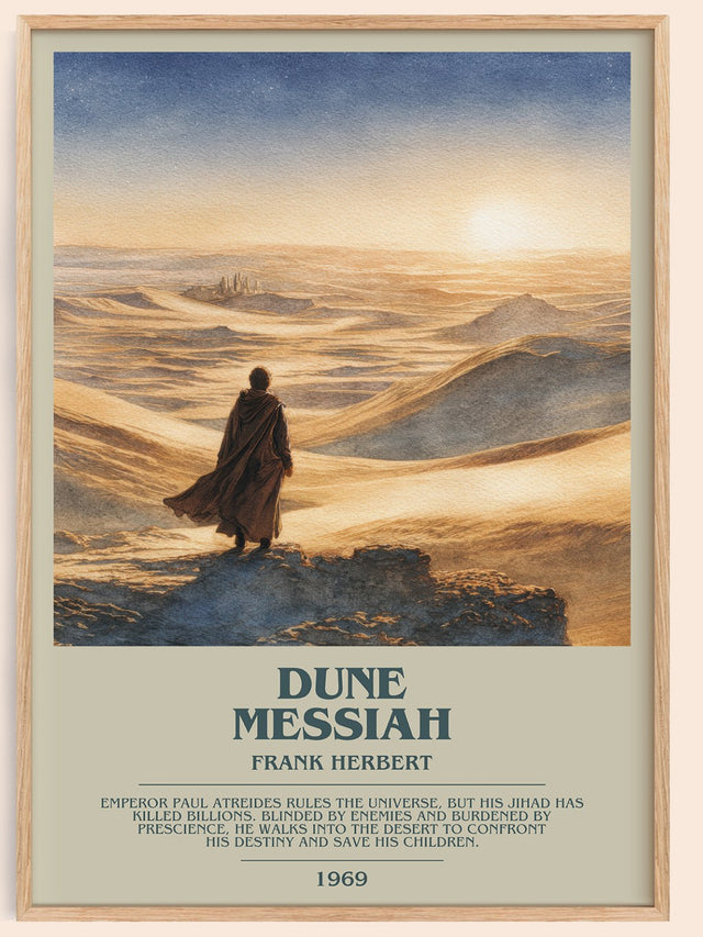 Dune Messiah Bookish Wall Art by Frank Herbert