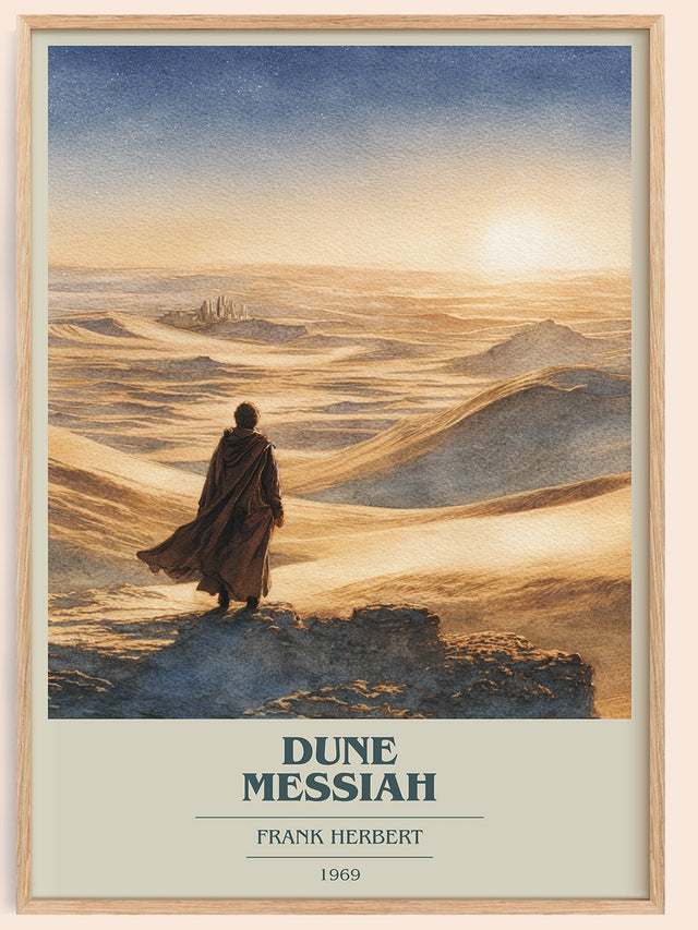 Dune Messiah Book Cover Poster by Frank Herbert