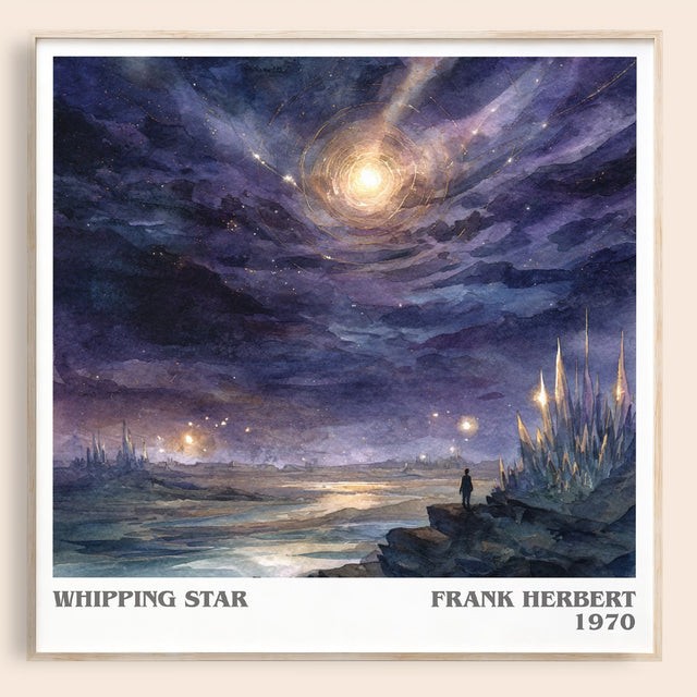 Whipping Star Literary Art Print by Frank Herbert