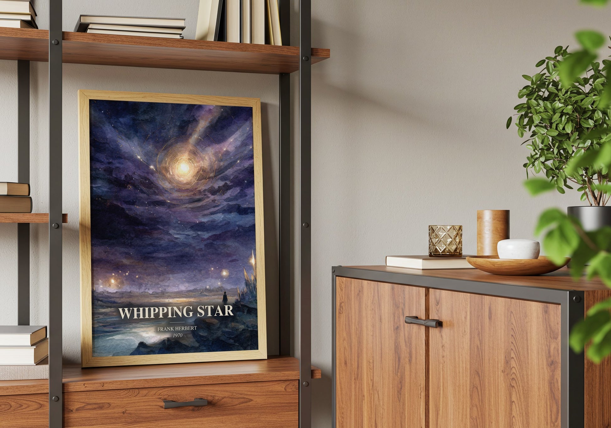 Whipping Star book watercolour illustration paper finish options – matte satin gloss