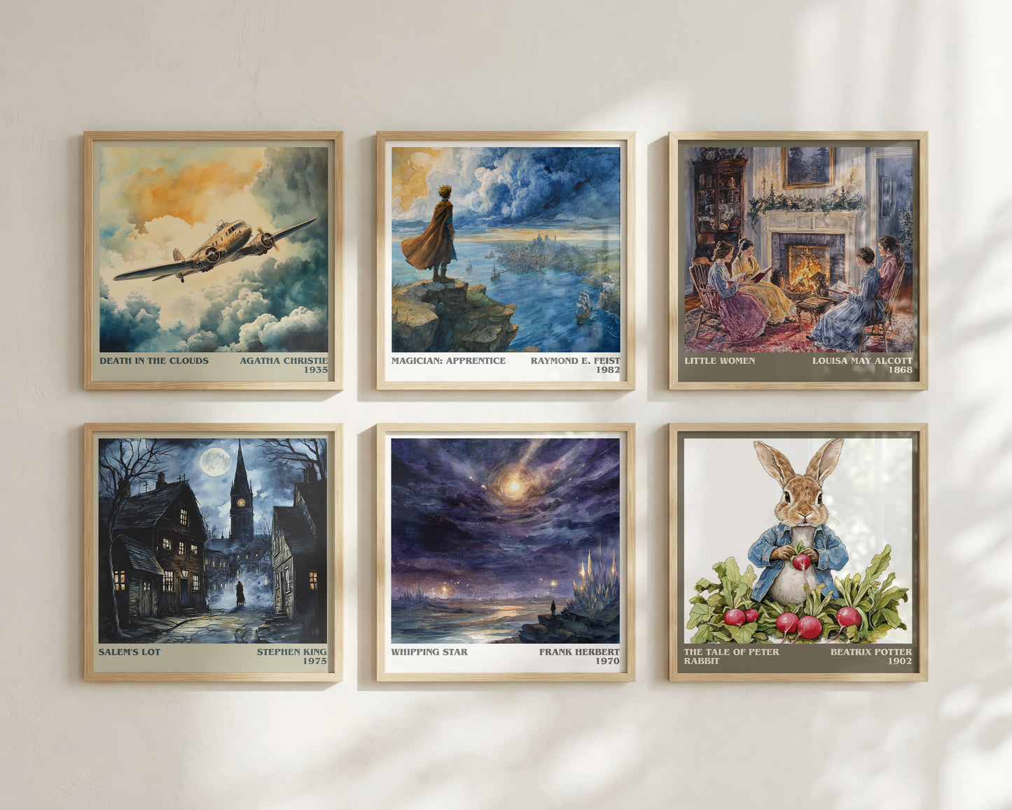 Whipping Star literary book poster framed on wall – sci fi wall art