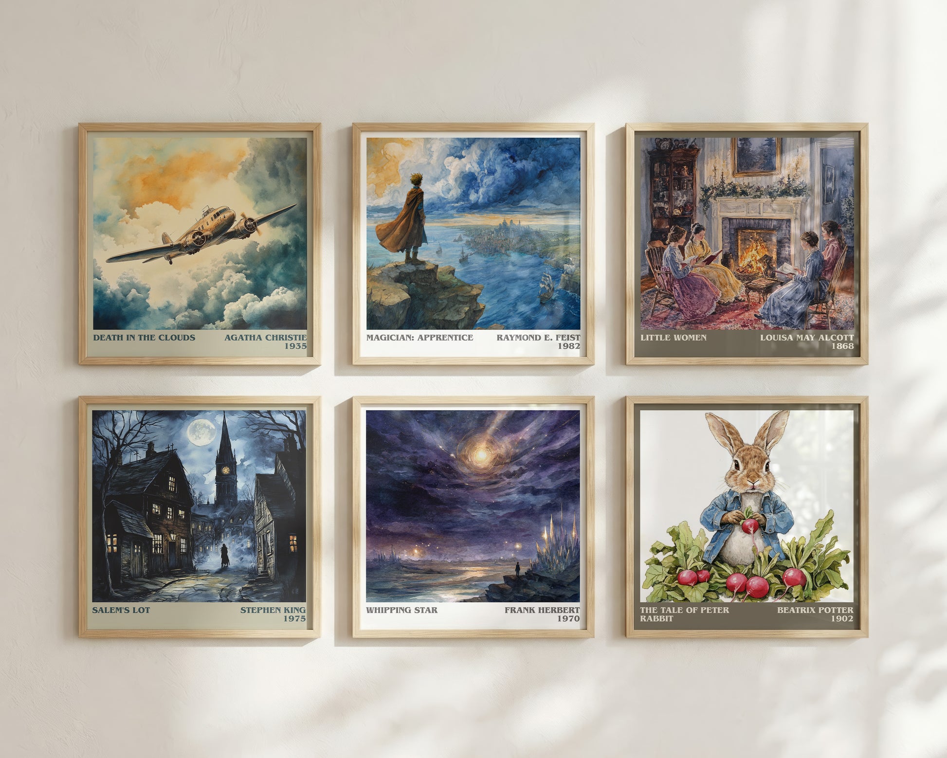 Whipping Star literary book poster framed on wall – sci fi wall art