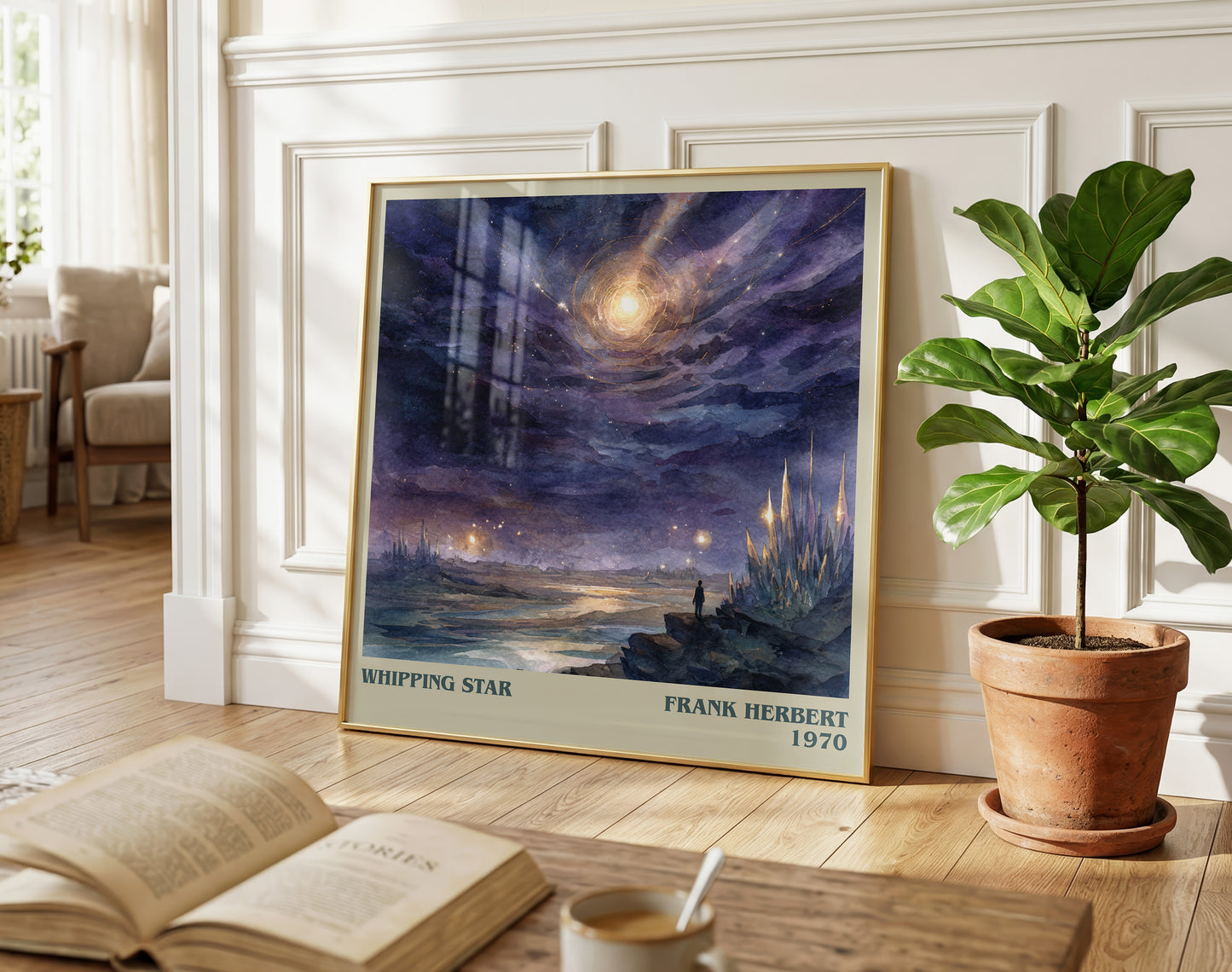 Whipping Star literary poster paired in gallery wall – literary art prints