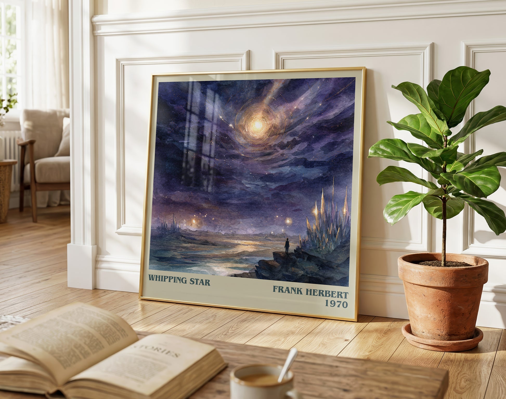Whipping Star literary poster paired in gallery wall – literary art prints