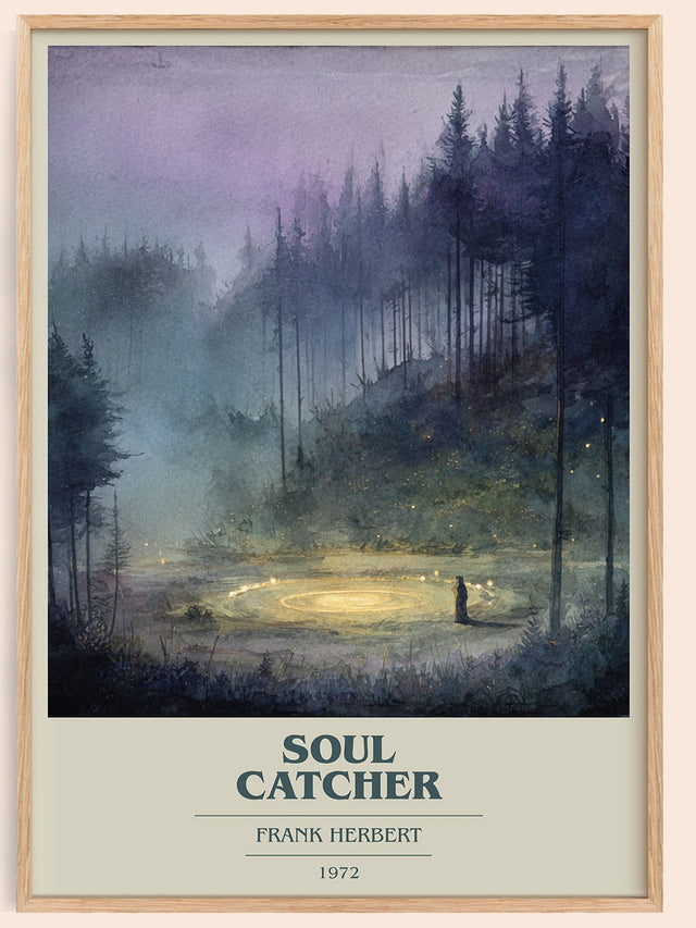 Soul Catcher Book Cover Poster by Frank Herbert