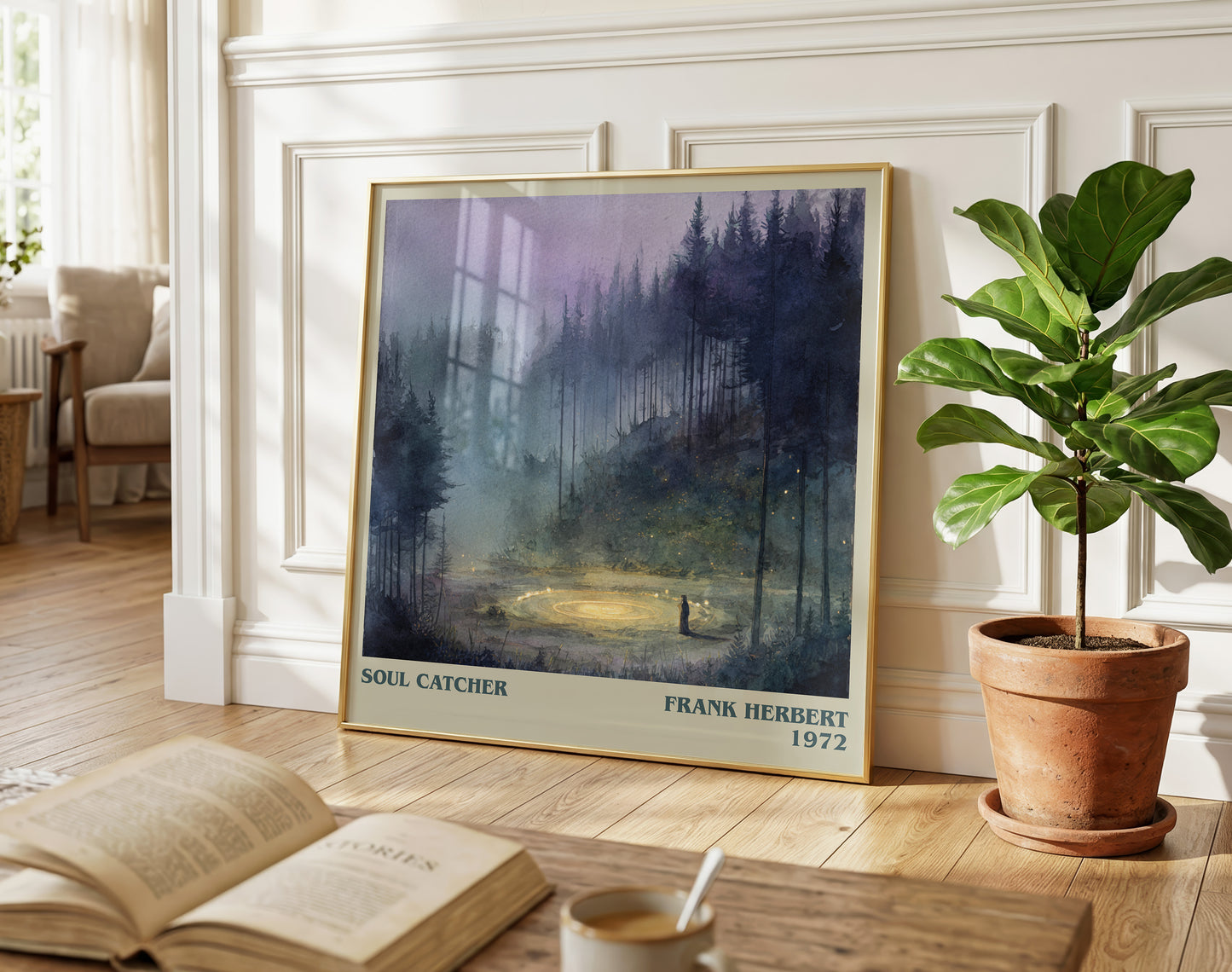 Soul Catcher literary poster paired in gallery wall – literary art prints