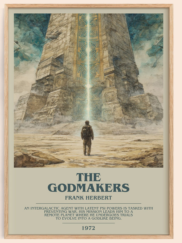 The Godmakers Bookish Wall Art by Frank Herbert