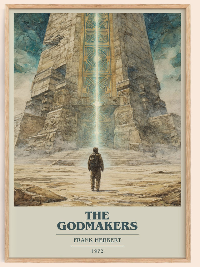 The Godmakers Book Cover Poster by Frank Herbert