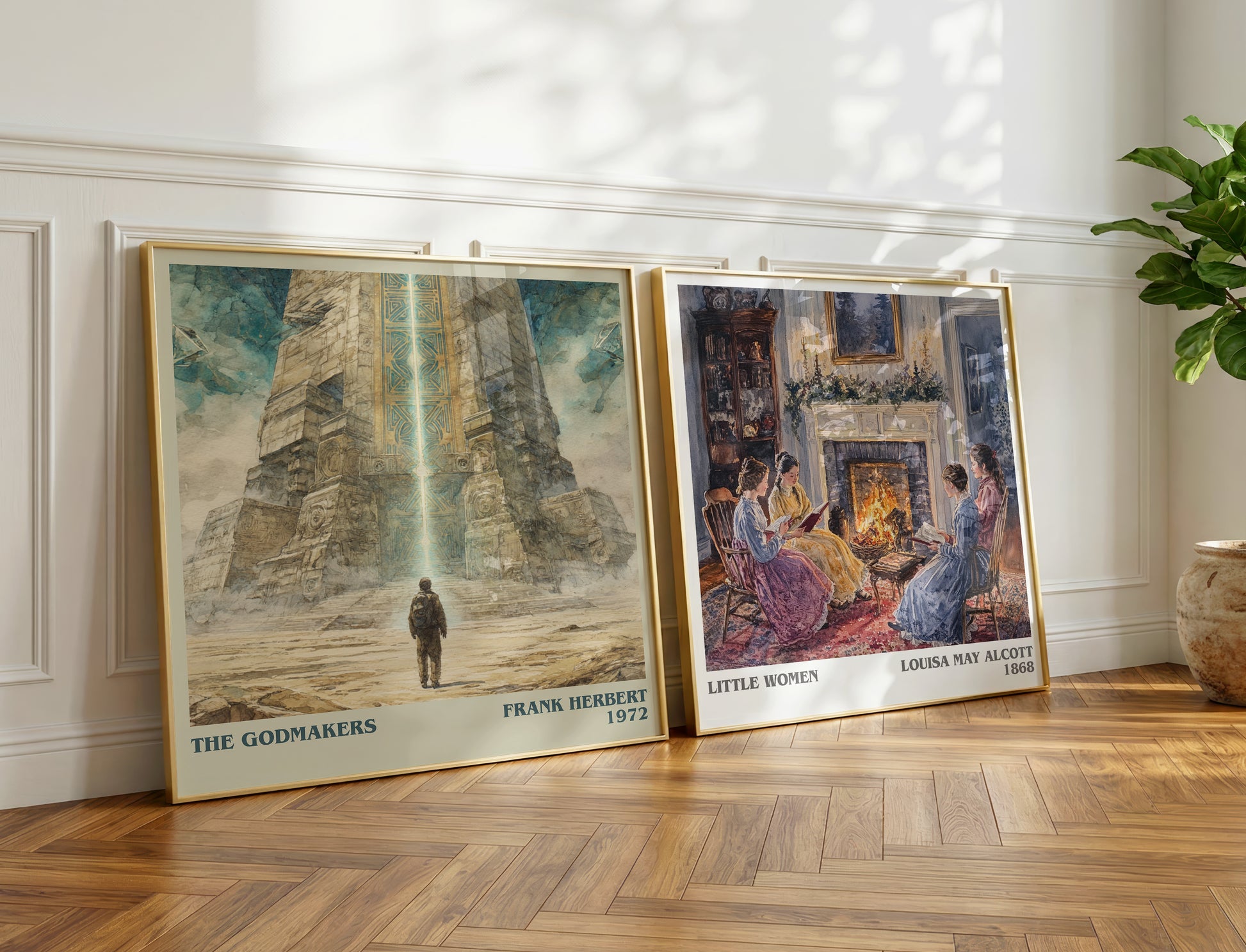 The Godmakers book poster packaging – museum-quality print rolled in protective tube