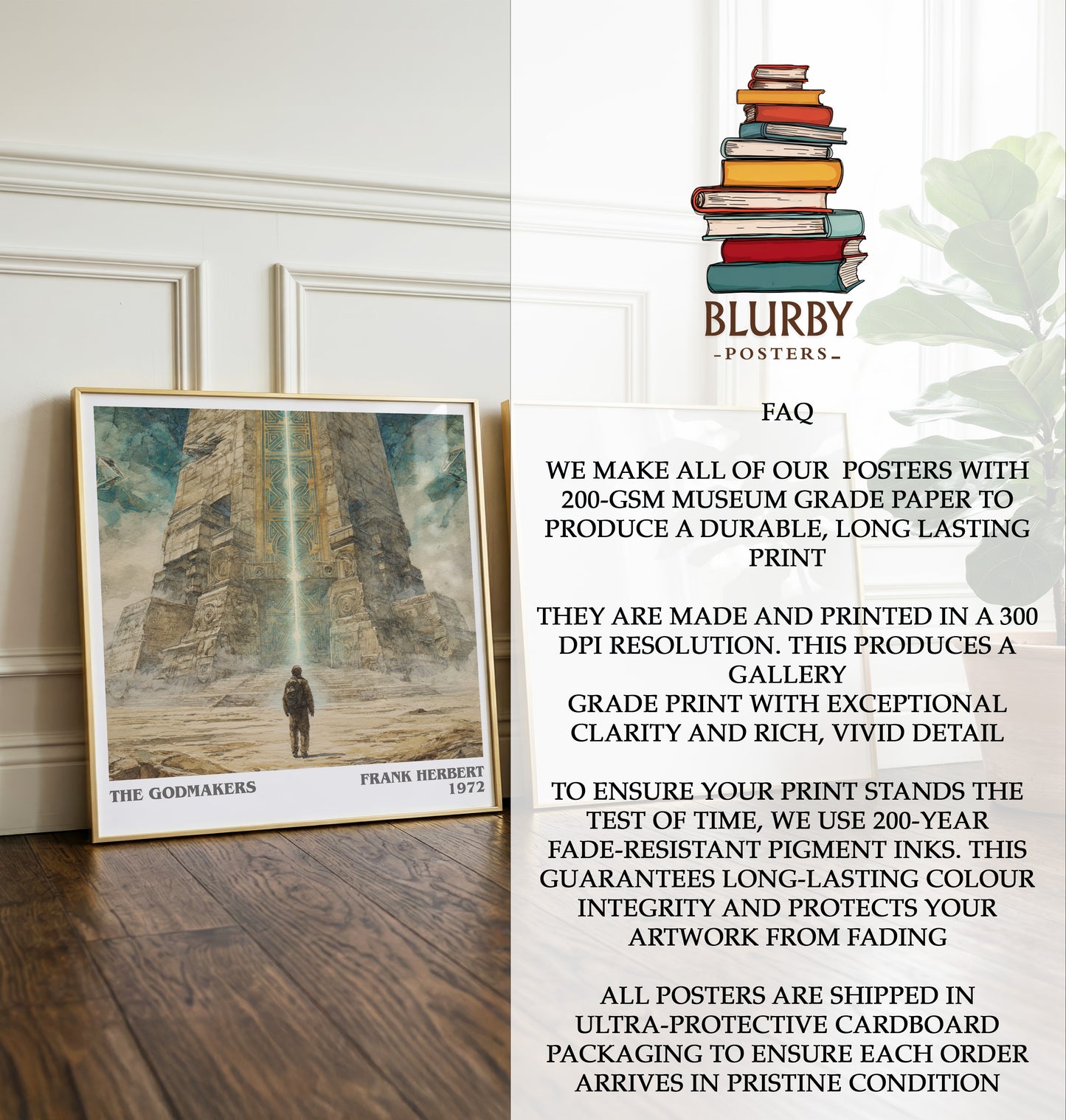 The Godmakers Literary Art Print by Frank Herbert
