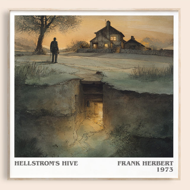 Hellstrom's Hive Literary Art Print by Frank Herbert