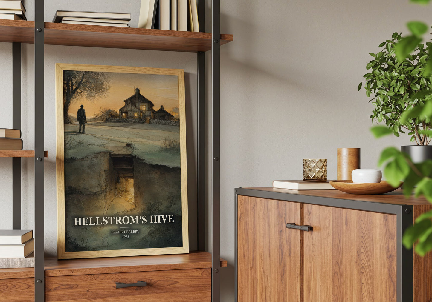 Hellstrom'S Hive book watercolour illustration paper finish options – matte satin gloss