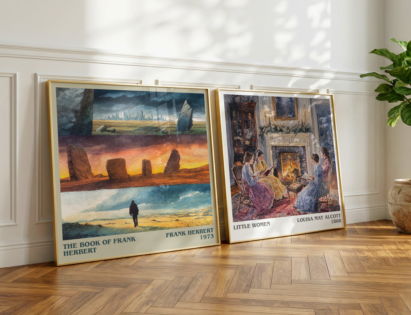 The Book of Frank Herbert book poster packaging – museum-quality print rolled in protective tube