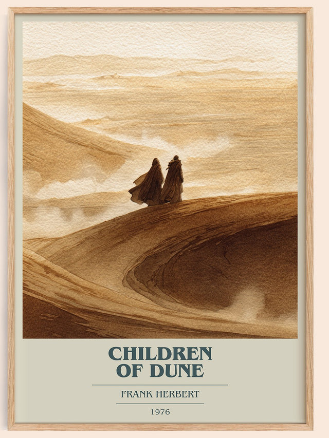 Children of Dune Book Cover Poster by Frank Herbert