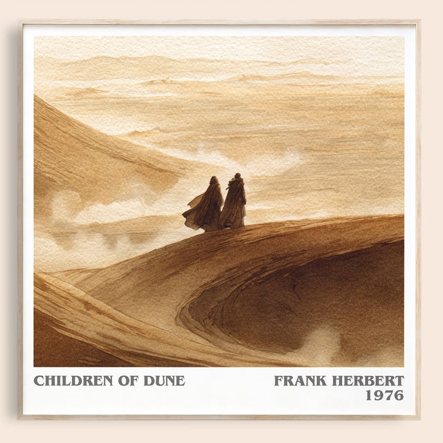 Children of Dune Literary Art Print by Frank Herbert